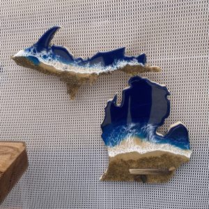 Michigan Wood Cut Outs 11x14 inch $65.00 Michigan Wood Cut Outs 11x14 inch $65.00